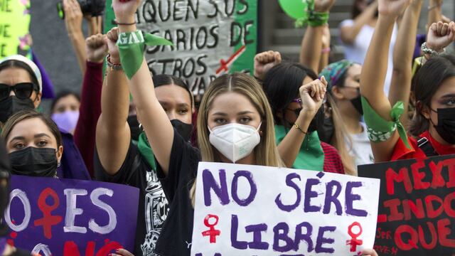 Marcha feminista en México