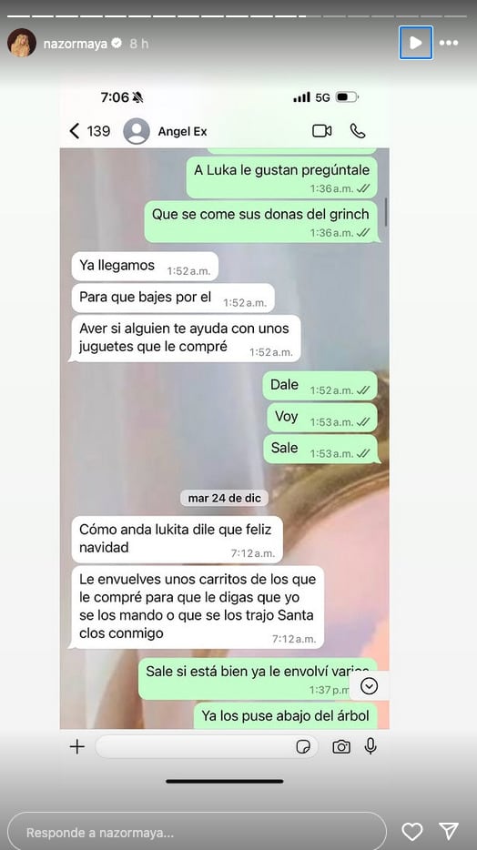 Maya Nazor exhibe a Santa Fe Klan.