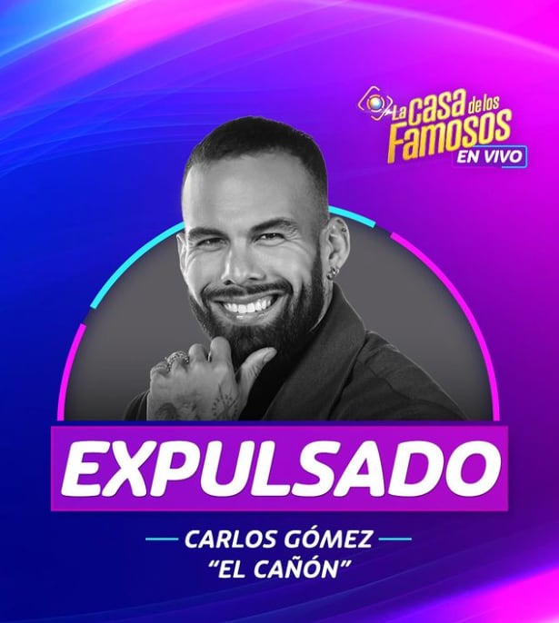 Carlos Gómez, expulsado de La Casa de los Famosos 2024