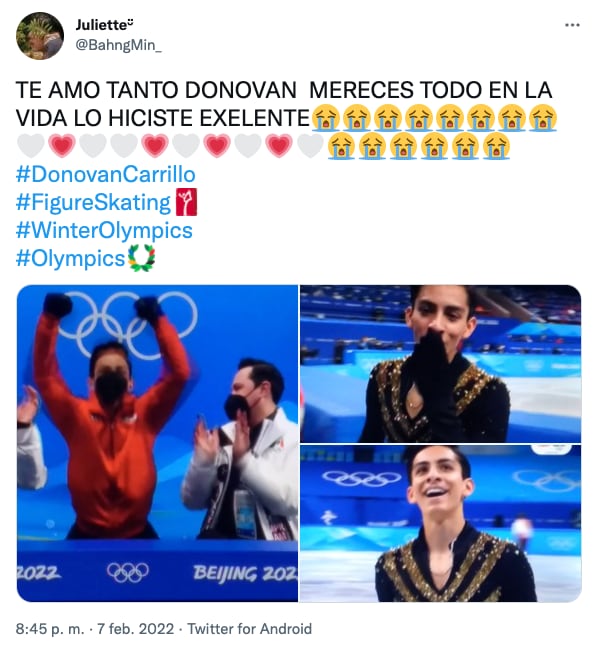 Publicación de Twitter