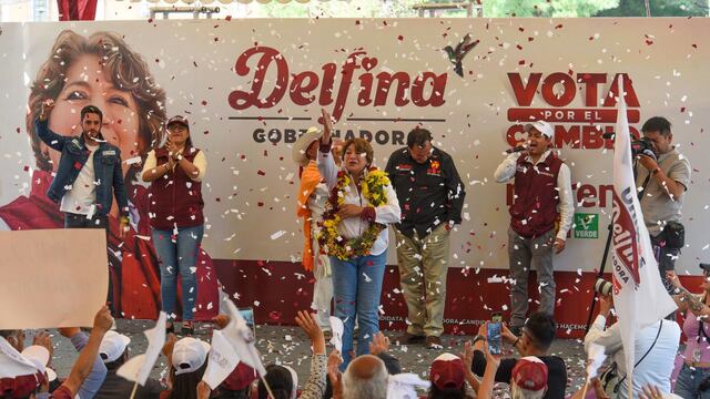 Delfina Gómez candidata a la gubernatura del Estado de México por MORENA, PT y PVEM visitó este sábado los municipios de San Mateo Atenco, Metepec, Chapultepec y Mexicaltzingo