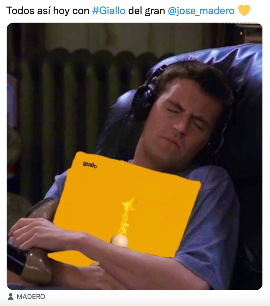 Meme por disco de José Madero