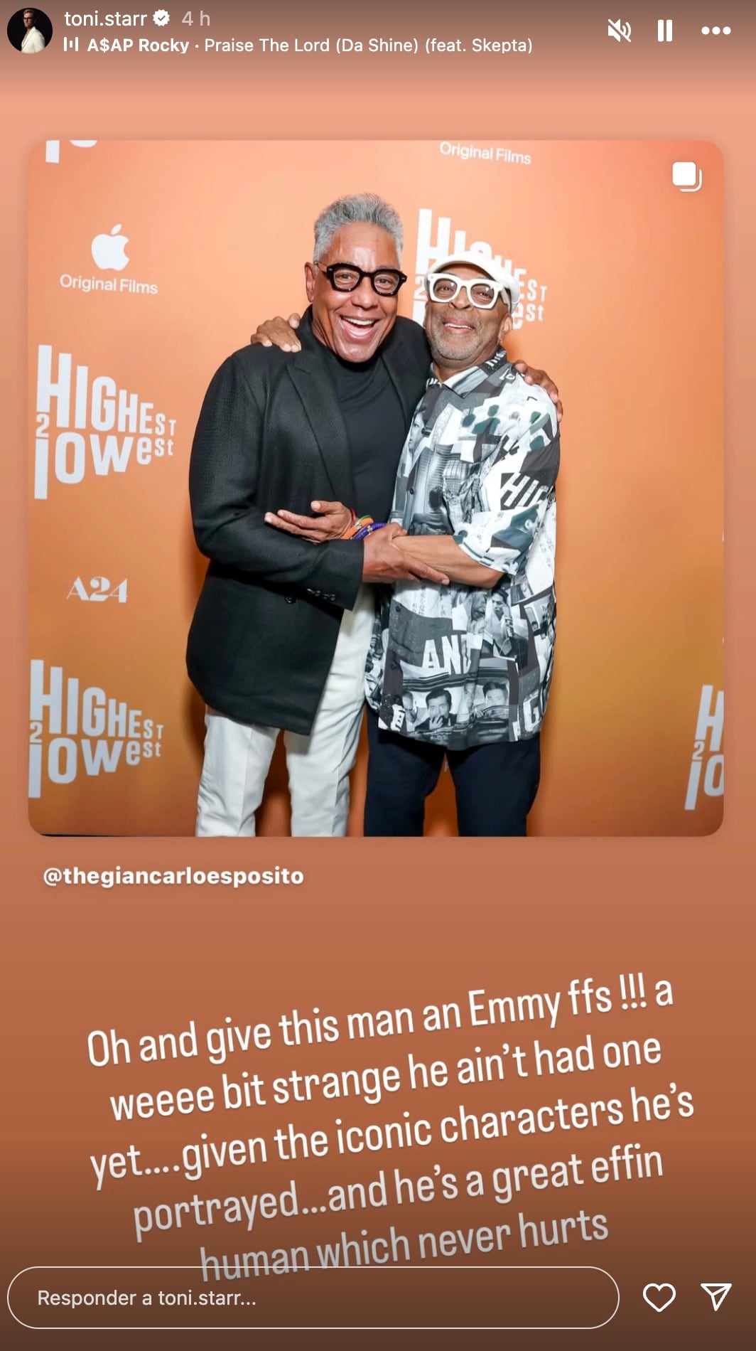 Antony Starr y Giancarlo Esposito