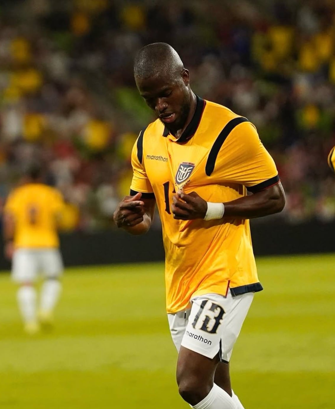 Enner Valencia, el capitán de la selección de Ecuador.