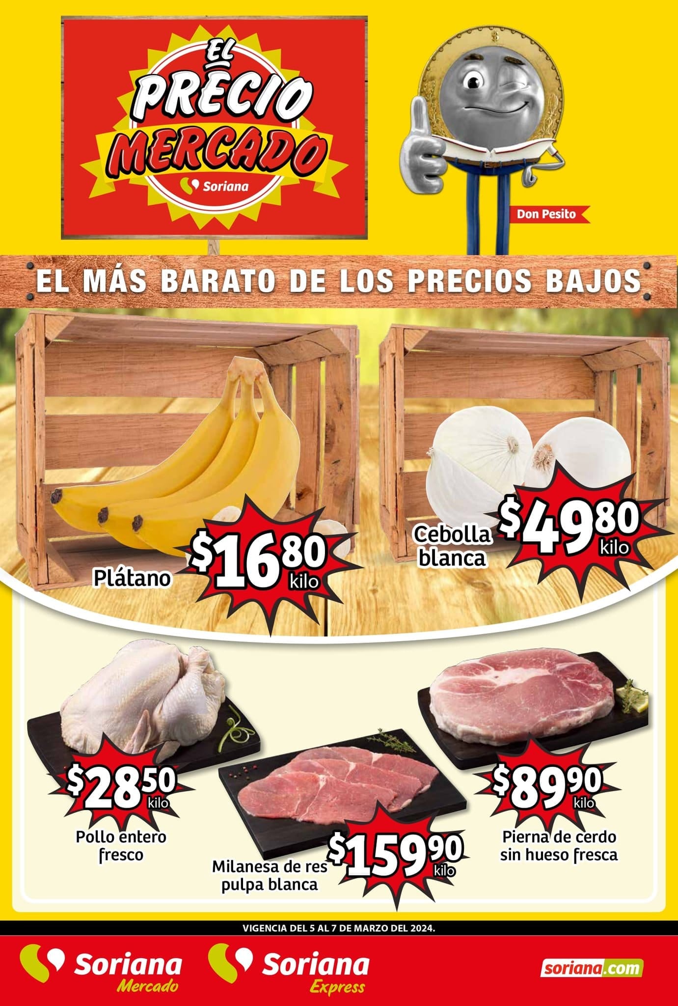 Ofertas Soriana Mercado media semana hoy al 7 de marzo 2024