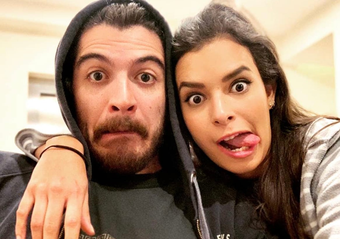 Alexis Ortega y su esposa, Irene Larios