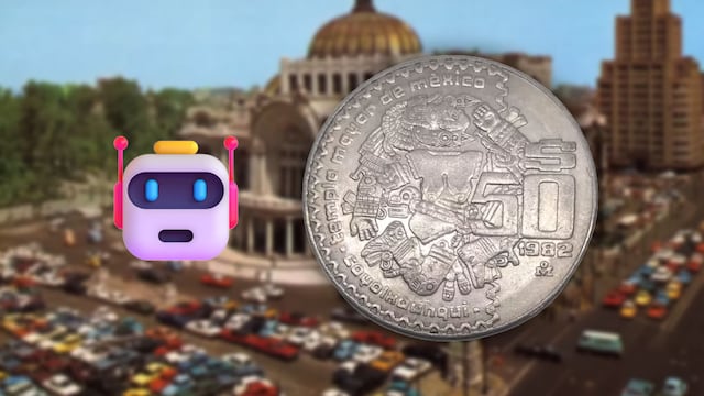 ¿Cuánto cuestan tus monedas antiguas de 50 pesos? La inteligencia artificial responde