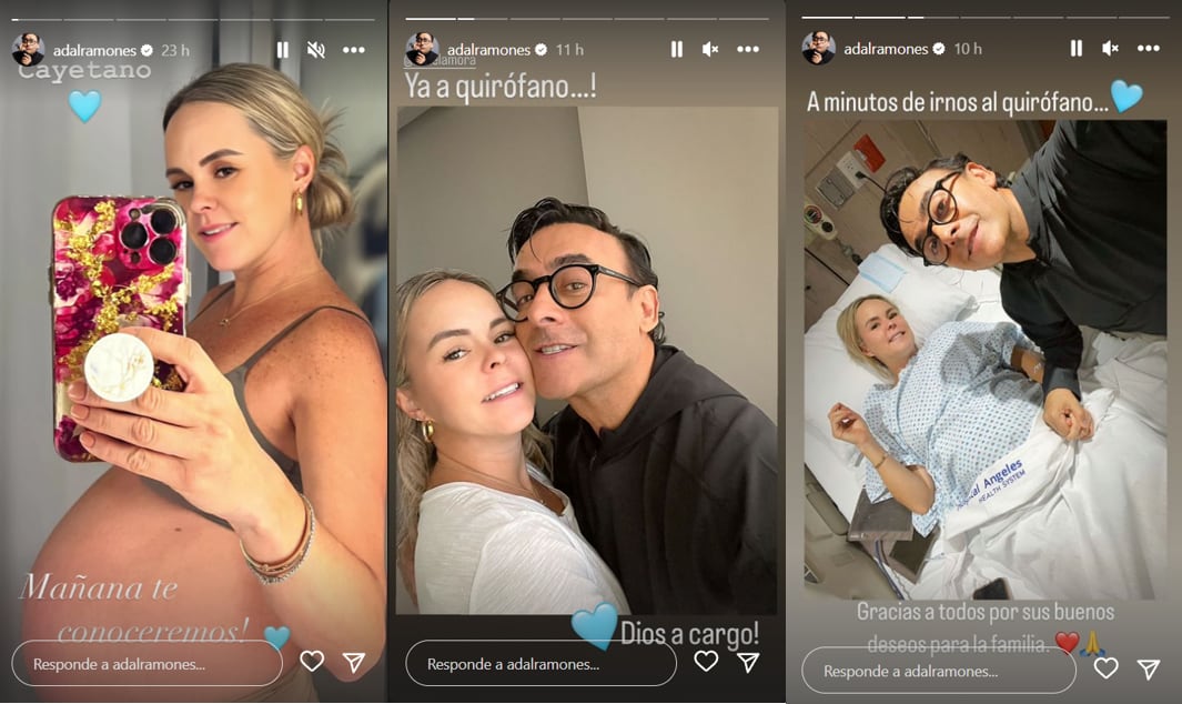 Adal Ramones anuncia el nacimiento de su cuarto hijo