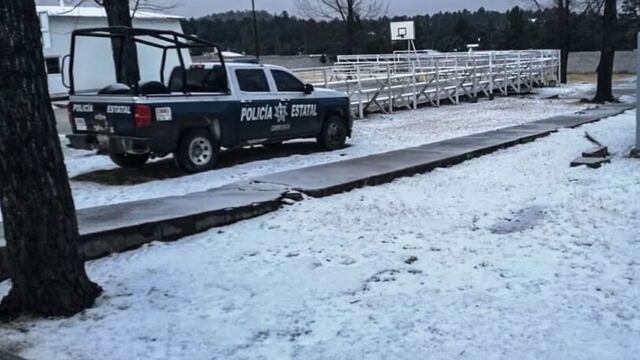 Hallan a niña muerta en la nieve en Chihuahua.