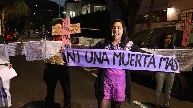Protesta feminicidios.