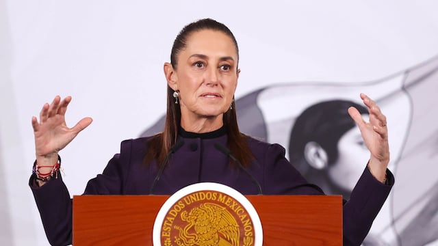 Claudia Sheinbaum en la mañanera del 18 de mayo de 2026