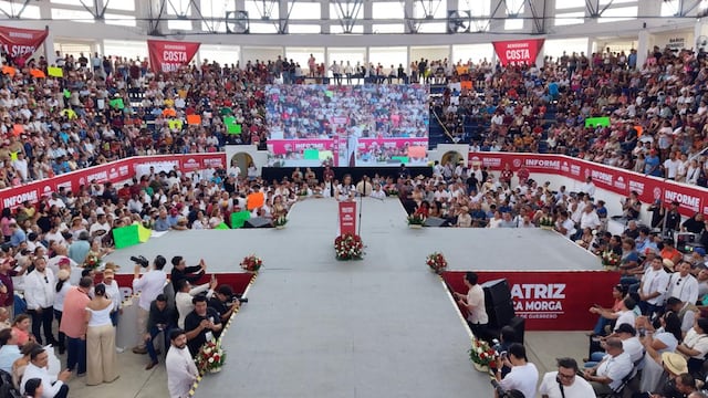 Beatriz Mojica rinde Segundo Informe Legislativo.