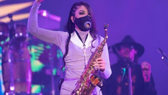 María Elena Ríos, saxofonista atacada con ácido