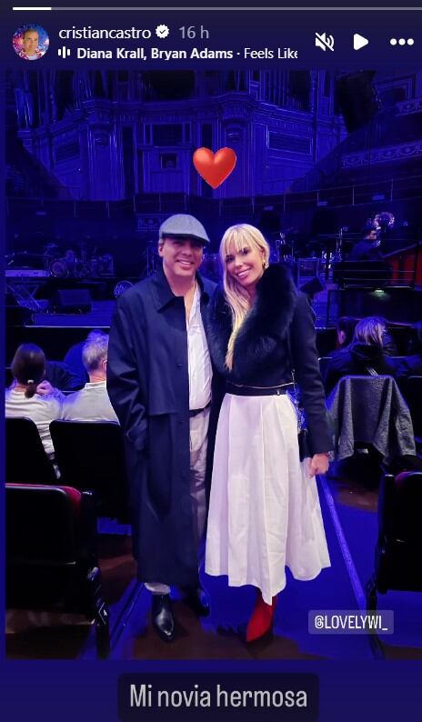 Cristian Castro e Ingrid Wagner