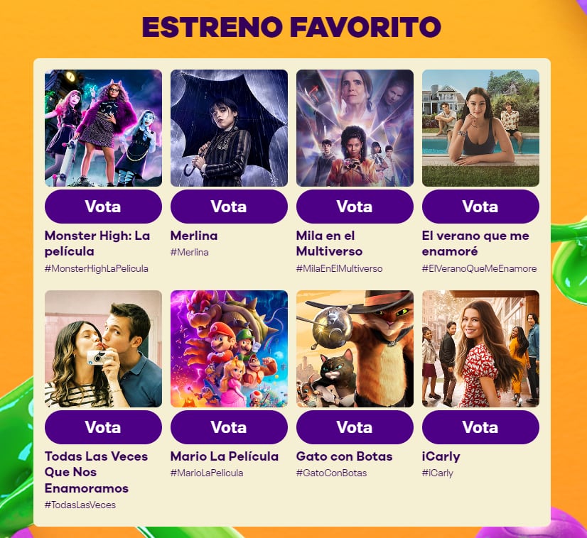 Nominados a los Kids Choice Awards México 2023