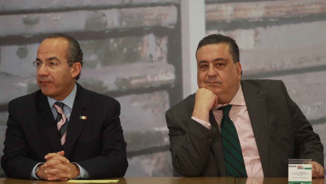 Felipe Calderon Hinojosa y Fernando Gomez Mont