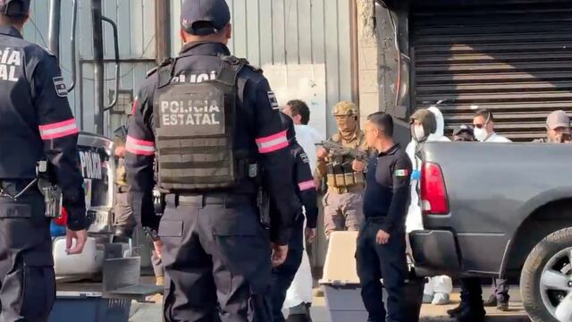 Rescatan a perros que estaban encerrados en carnicería del Estado de México.