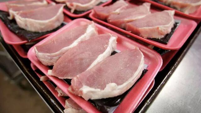 Carne de puerco. Impacto.