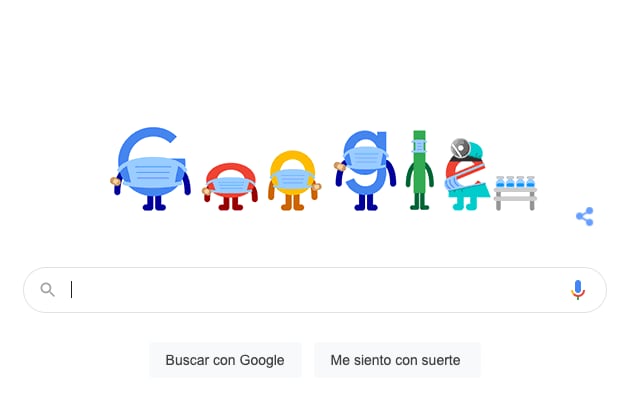 Doodle de Google Covid-19