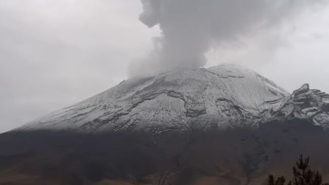 Volcán Popocatépetl el 27 de julio