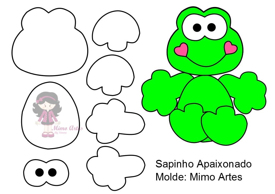 Plantillas: rana de Peppa Pig