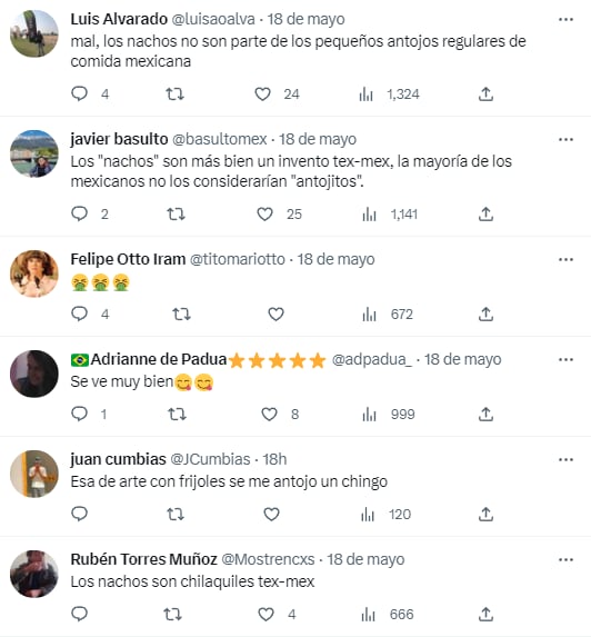 Reacciones a que Taste Atlas aseguró que los nachos eran antojitos mexicanos