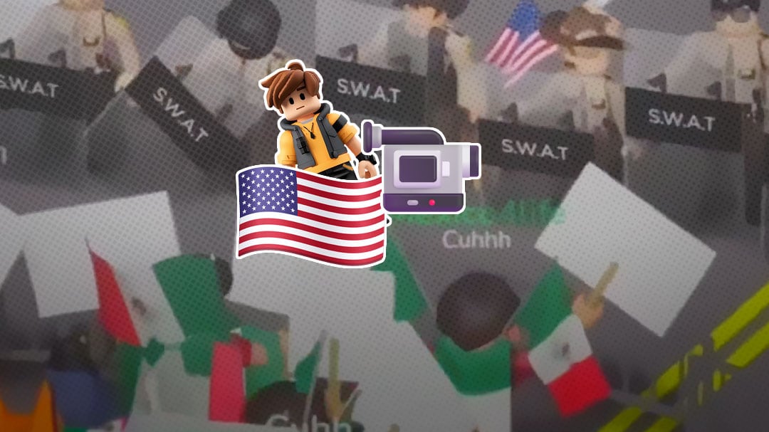 Protestas de migrantes contra ICE en Estados Unidos llegaron a servidores de Roblox con manifestaciones virtuales (VIDEO)