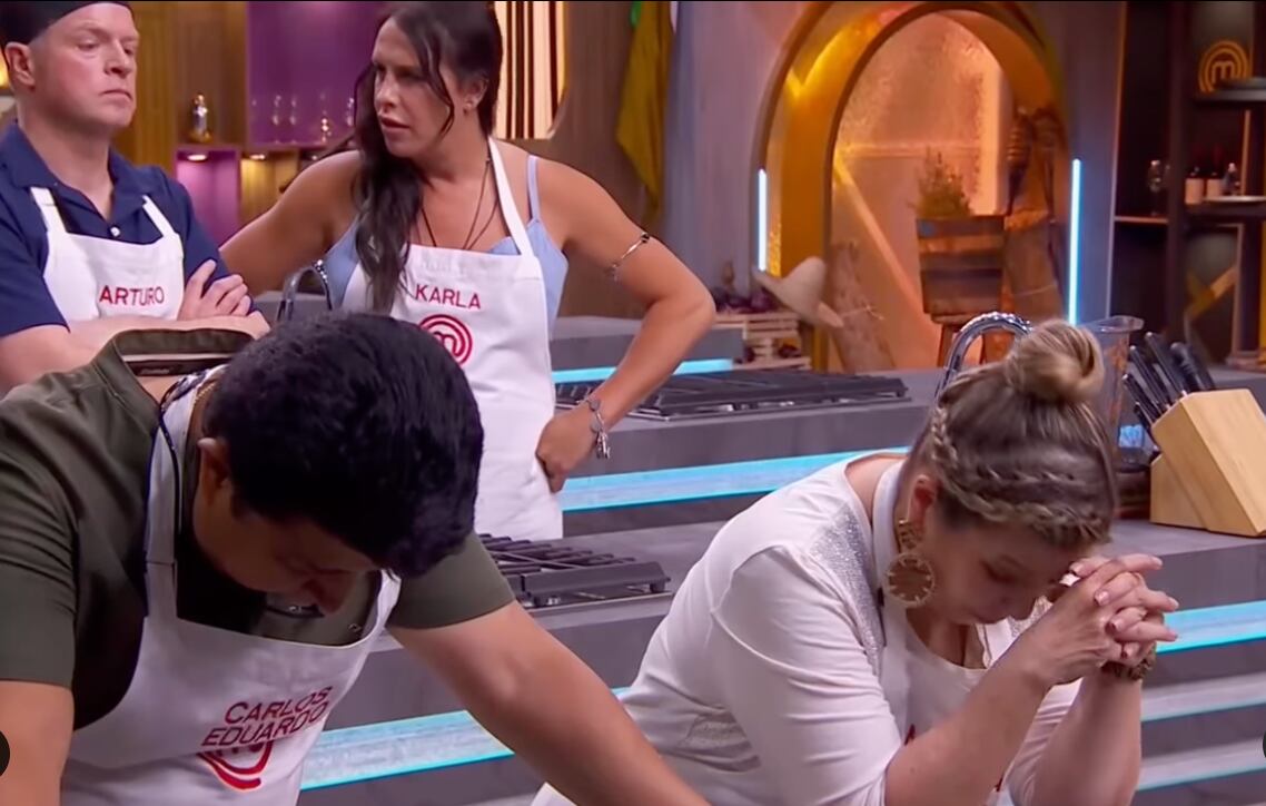 Margarita ‘La diosa de la cumbia’ y Carlos Eduardo Rico en MasterChef Celebrity