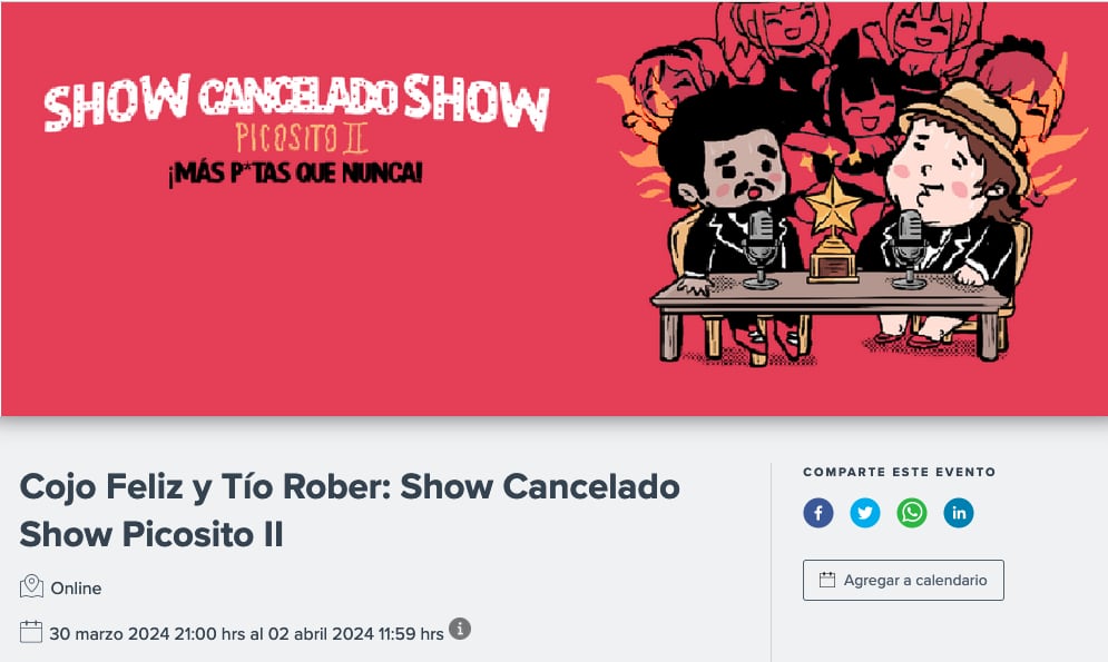 Richie O'Farrill y su publicidad de Snickers es por ayuda al Cojo Feliz y Tío Rober.