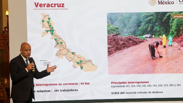 Fuertes lluvias en México afectan cinco estados