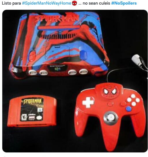 Meme contra spoilers de 'Spider-Man: No Way Home'