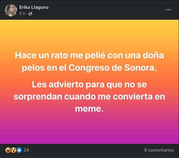 Reportera ironiza sobre su pelea a golpes