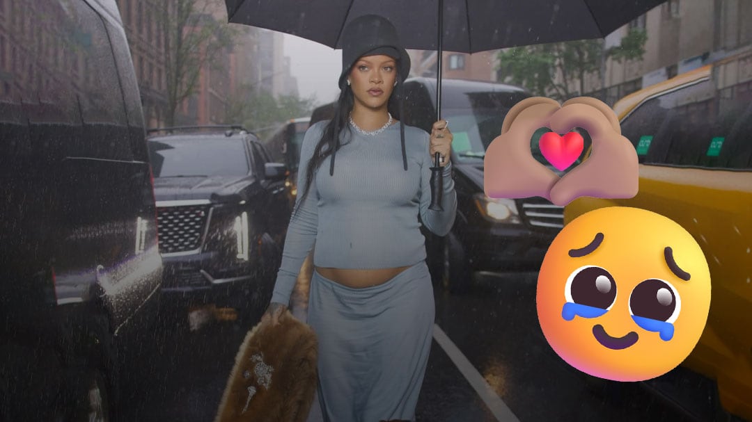Rihanna está embarazada y eligió la Met Gala 2025 para presumir su baby bump (VIDEO)