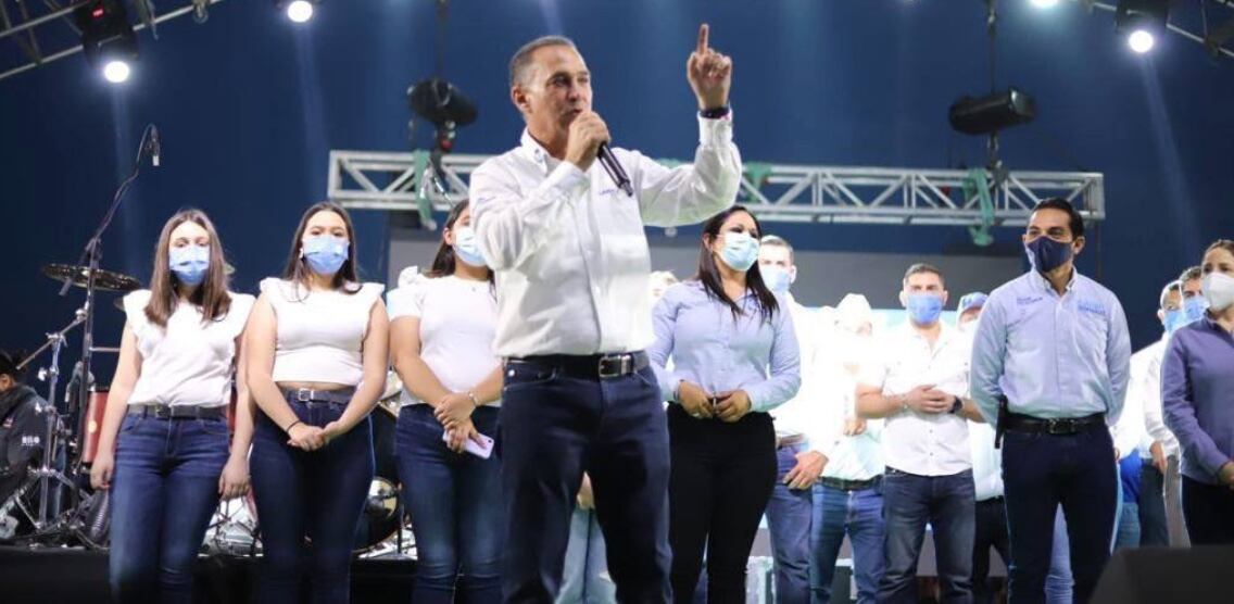 Cierre de campaña de Fernando Larrazábal