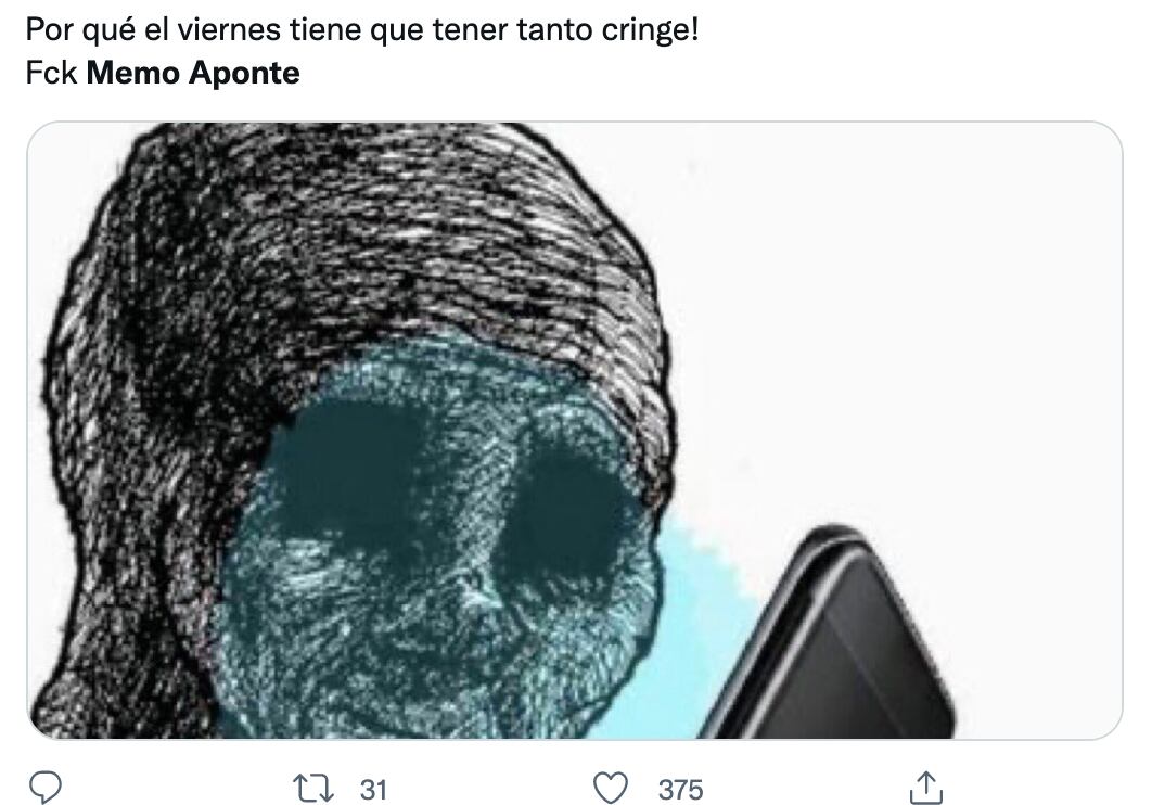Memes sobre el 'cosplay' de Memo Aponte de "El Juego del Calamar"