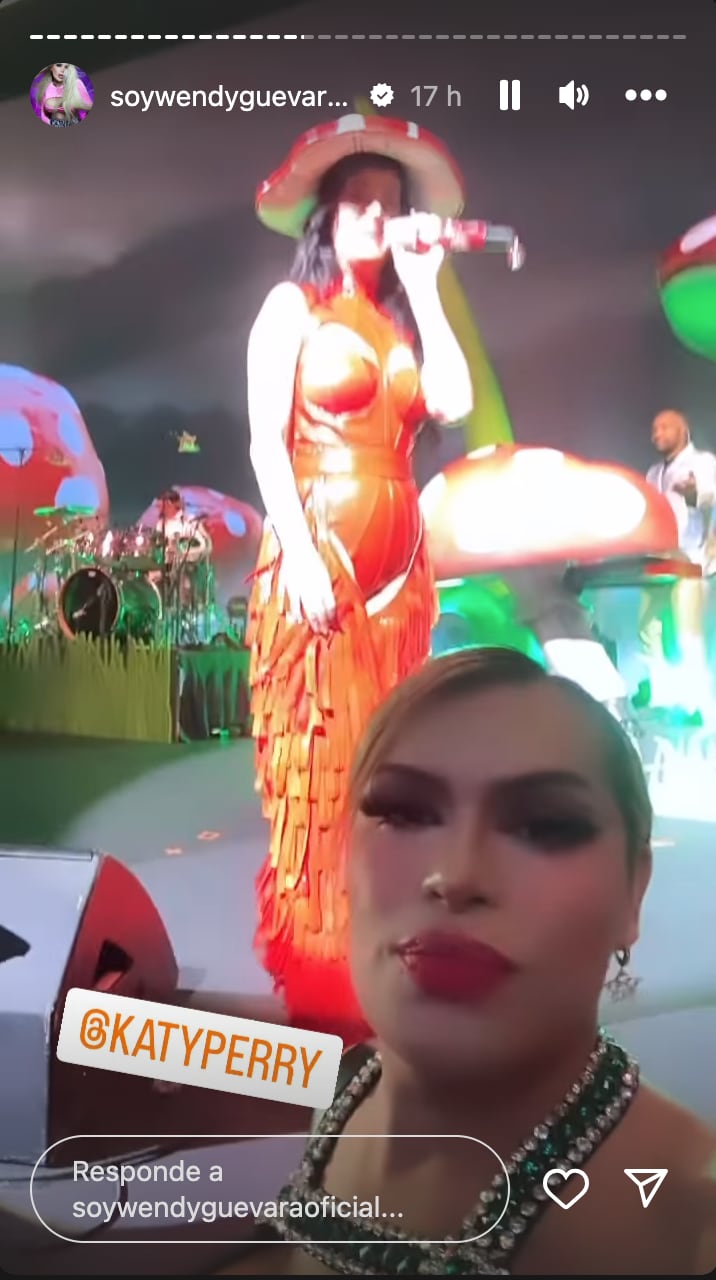 Wendy Guevara disfrutó del concierto de Katy Perry en México