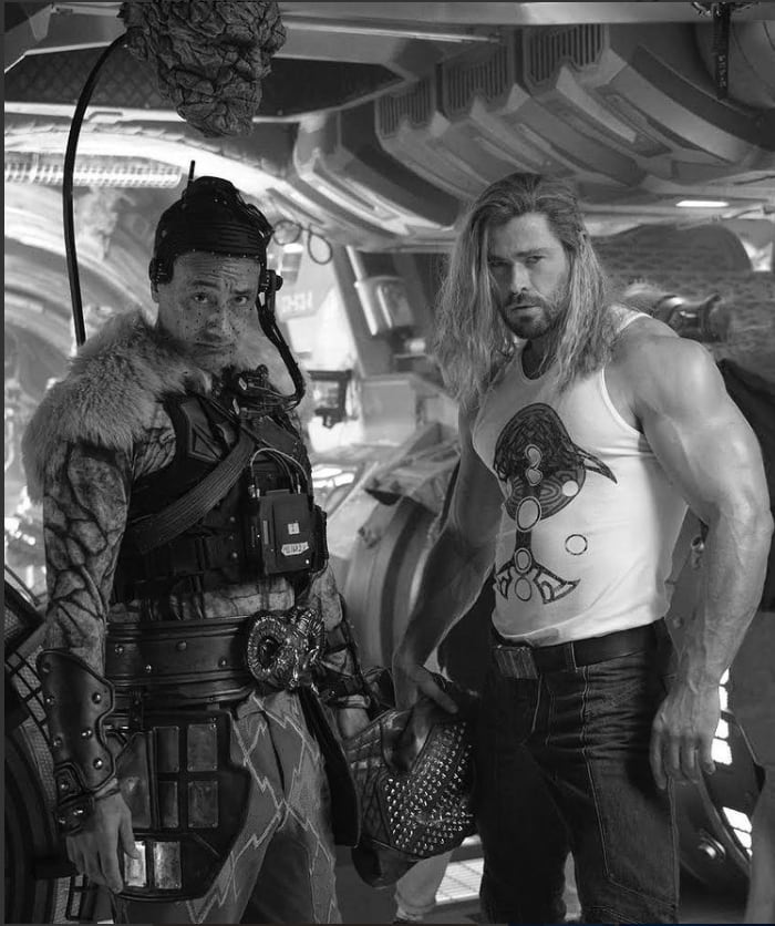 Chris Hemsworth y Taika Waititi