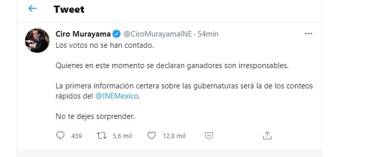 Ciro Murayama, consejero del INE