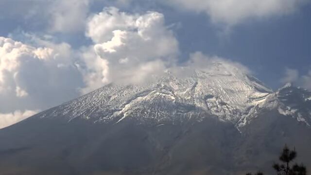 Volcán Popocatépetl el 23 de abril