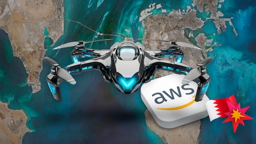 Amazon alerta fallas en AWS en Bahréin tras ataque con drones