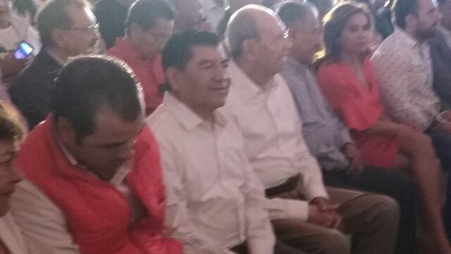 Mario Marín reaparece en priismo de Puebla