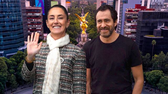 Demián Bichir felicita a Claudia Sheinbaum por su labor como jefa de Gobierno de la CDMX