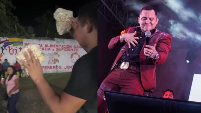 palomitas y Edwin Luna