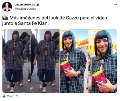 Cazzu disfruta de las licuachelas