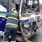 ¿Qué pasó en la autopista México-Puebla? Chocan autobuses y hay 19 heridos