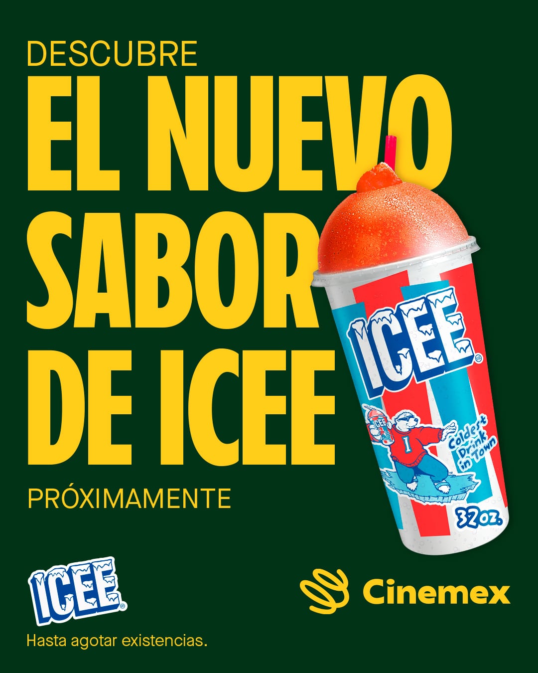 Nuevo sabor de ICEE en Cinemex por Blancanieves live action