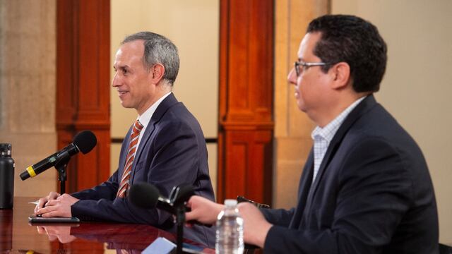 Hugo López-Gatell y José Luis Alomía.