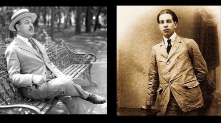 Reyes y Borges; jóvenes.