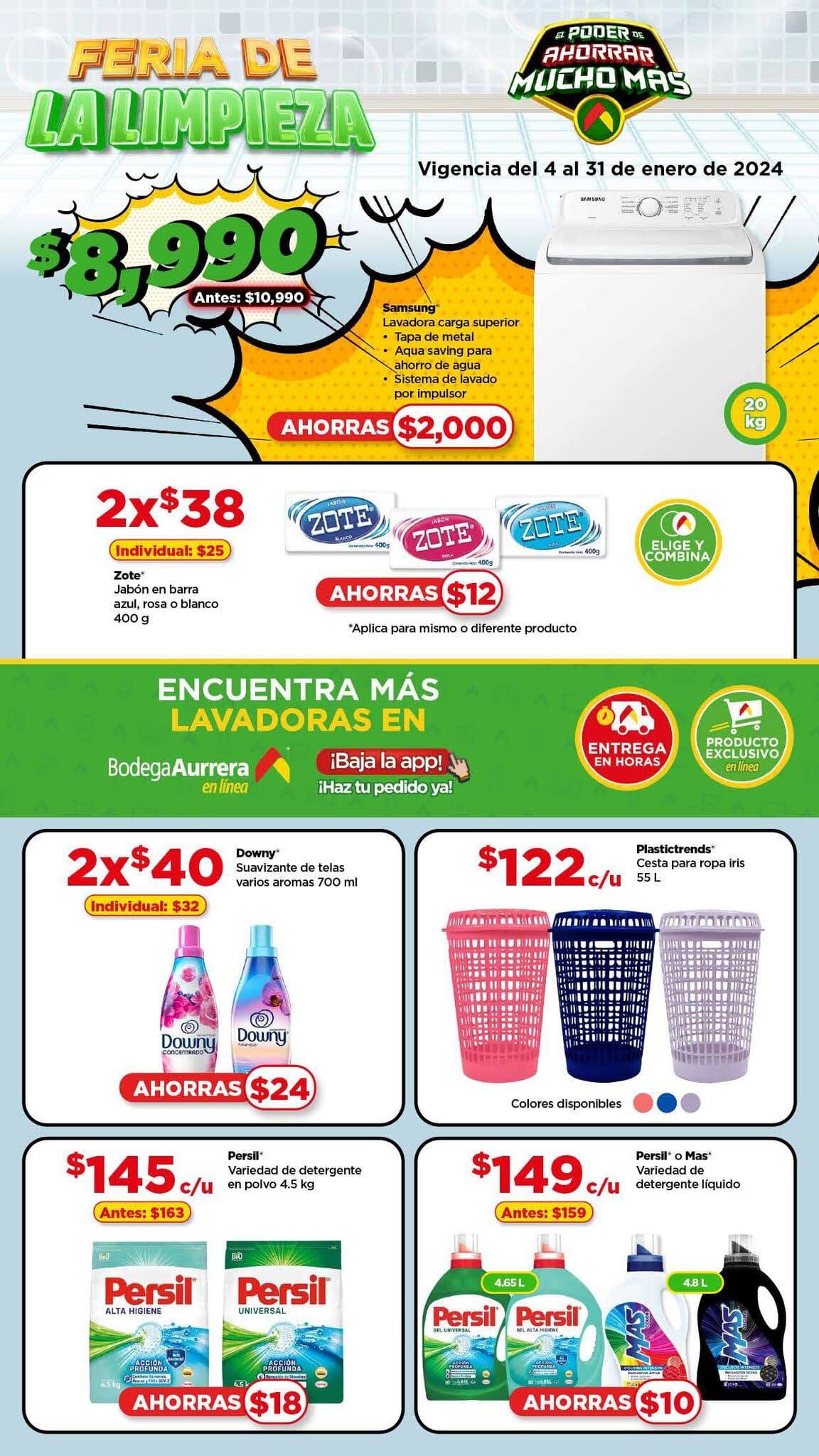 Ofertas Bodega Aurrerá feria de la limpieza 19 a 31 de enero 2024: Estos son los mejores precios