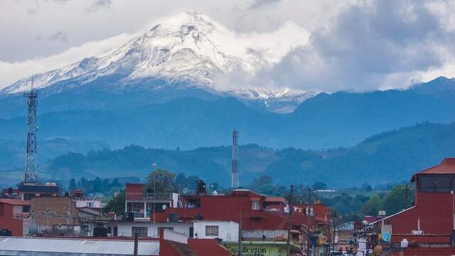 Pico de Orizaba cubierto de nieve